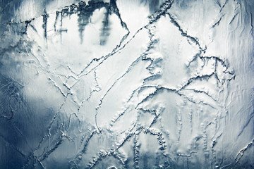 The texture of the ice
