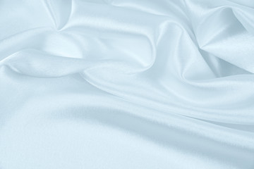 Obraz premium Texture satin fabric blue color for the background