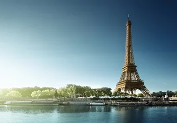 Zelfklevend Fotobehang Eiffeltoren, Parijs. Frankrijk © Iakov Kalinin