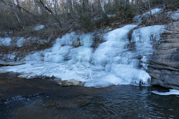Frozen Ozone Falls Waterfall Ice Sculptures