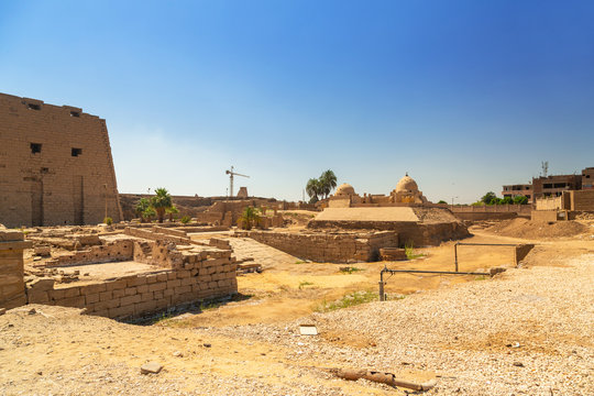 Egyptian ruins near the Karnak temple, Luxor