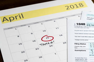 Tax day for 2017 returns is April 17, 2018