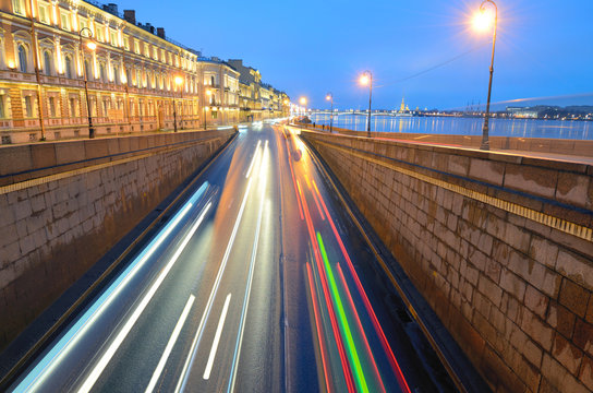 City highway for road transport.