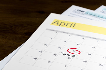 Tax day for 2017 returns is April 17, 2018