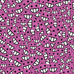 background of emoticons lilac
