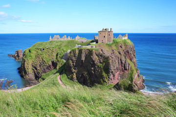Fototapeta na wymiar Historic Castle Dunnotar in Scotland, Great Britain
