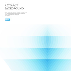 Obraz premium Abstract background of curved geometric shapes. Bright shades of blue.