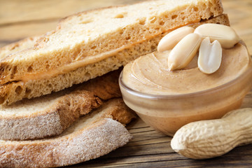 Sandwich -  Peanut butter