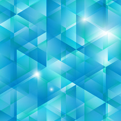 Fototapeta premium Vector abstract background of triangles