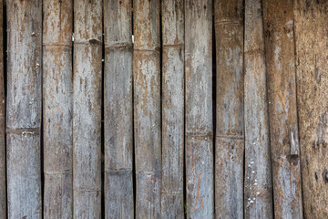 Old wooden material wall, detailed background photo texture. Wood plank fence close up.