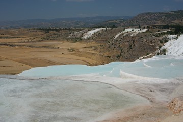 Pamukkale widok na dolinę © Szafek26