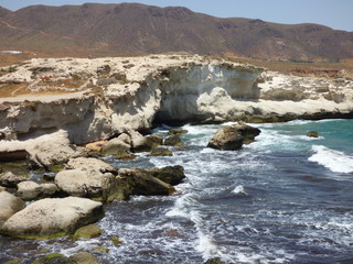 Los Escullos, Cabo de Gata - Nijar en Almeria (Andalucia,España)