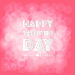  Valentine Background, Bokeh Abstract Background. Vector Illustration.