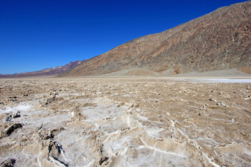 Salt flats at Badwater Basin, Death Valley National Park, California, USA