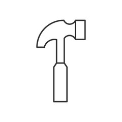 Hammer outline icon