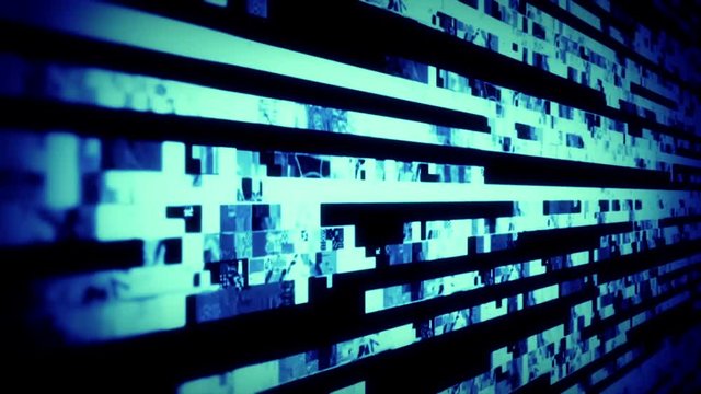 TV Noise 0814: Digital video malfunction (Loop).