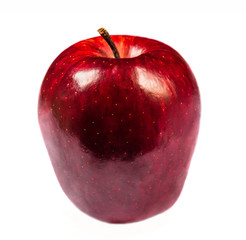 A red apple isolated on white background