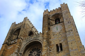 Cathedral in Lisbon city