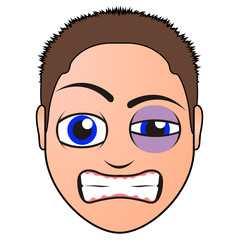 Angry man avatar