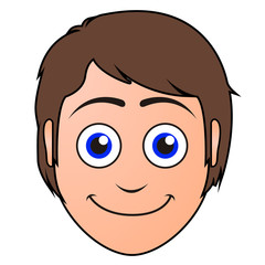 Obraz premium Happy man avatar