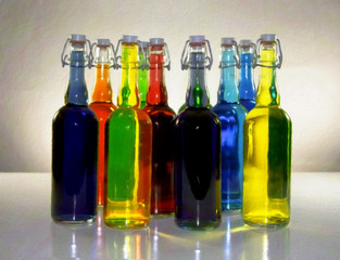 Rainbow in Bottles