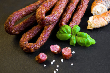 Snack stick smoked sausage