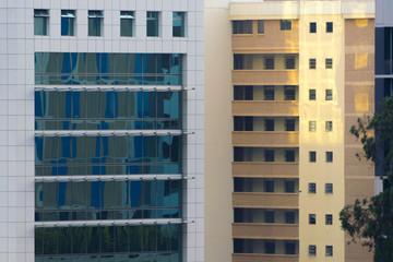 Modern office building in Guatemala City.