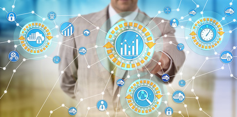 Network Administrator Retrieving Usage Statistics