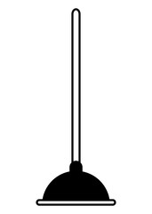 Naklejka premium plunger tool icon