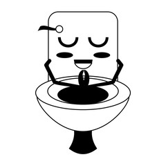 kawaii cleaning utensils design