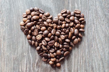 coffee heart