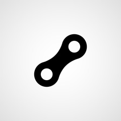 Link of the bicycle chain. Icon