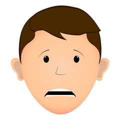 Worried man avatar