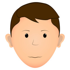 Fototapeta premium Serious man avatar