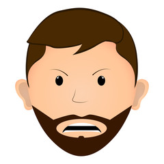 Angry man avatar