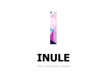 letter I logo Template for your company