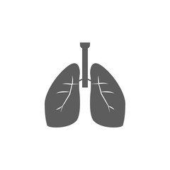 lungs icon. Human organs element icon. Premium quality graphic design icon. Baby Signs, outline symbols collection icon for websites, web design, mobile app