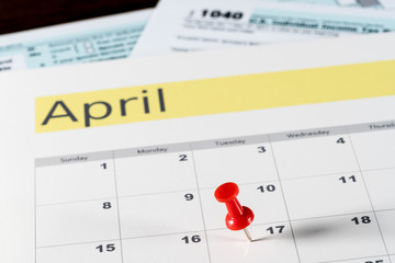 Tax day for 2017 returns is April 17, 2018