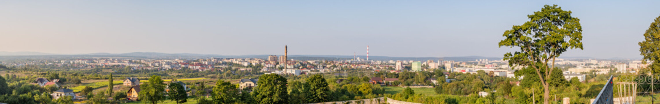 Kielce Panorama from Karczowka