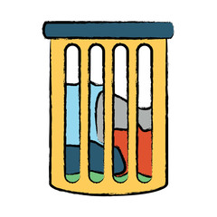 bucket with clothes design