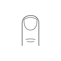 man's finger icon. Human organs element icon. Premium quality graphic design icon. Baby Signs, outline symbols collection icon for websites, web design, mobile app