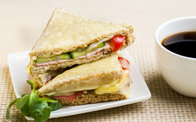 Croque Monsieur - Classic French Bistro Sandwich