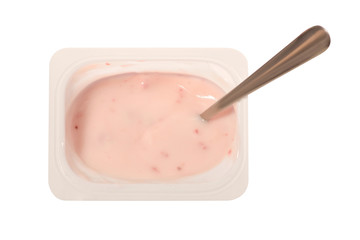 Yogurt spoon strawberry