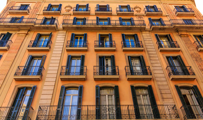 Beautiful Old Hotel in Barcelona Spain