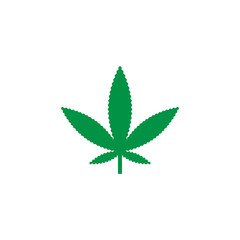 Marijuana leaf vector