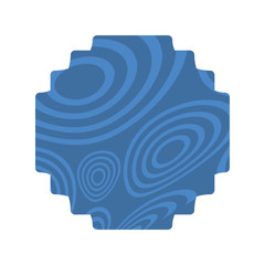 Abstract frame emblem