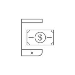 mobile wallet icon. Web element. Premium quality graphic design. Signs symbols collection, simple icon for websites, web design, mobile app, info graphics