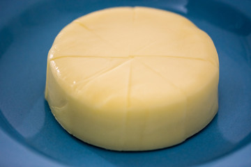 Turkish cheese on the plate