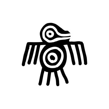 Bird Icon  Aztec