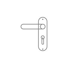 door handle icon. Web element. Premium quality graphic design. Signs symbols collection, simple icon for websites, web design, mobile app, info graphics